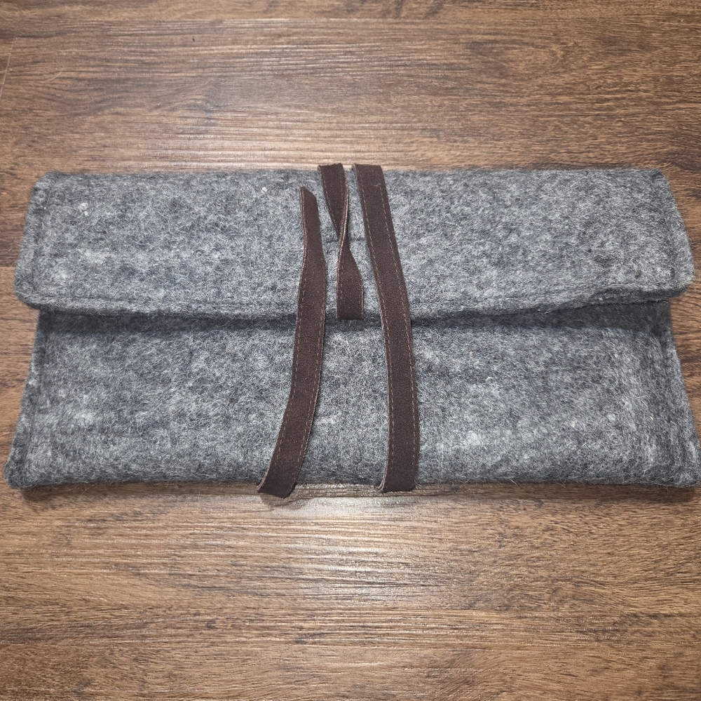 Civil Alchemy Wool Accessory Bag.